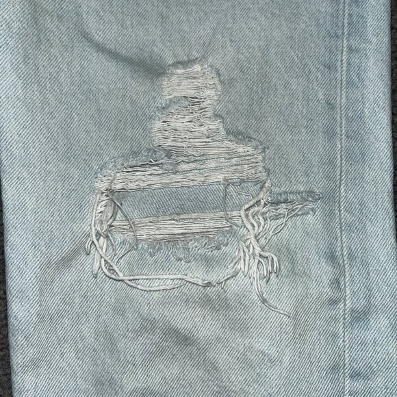 LEVI'S BIG E LIGHT WASH 501 S BUTTON FLY JEANS - W27 L 28 - Picture 5 of 15